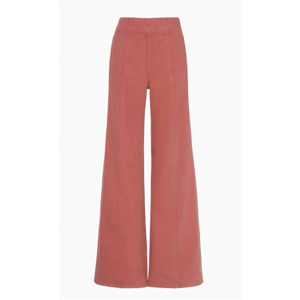 NEW ULLA JOHNSON bianca high rise wide leg jeans in garden rose - Picture 5 of 6